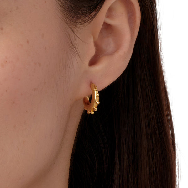 18K Yoga Hoops