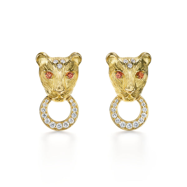 18K Leone Cavallo Earring