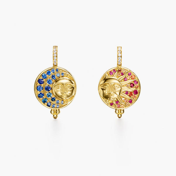 18K Eclipse Earrings