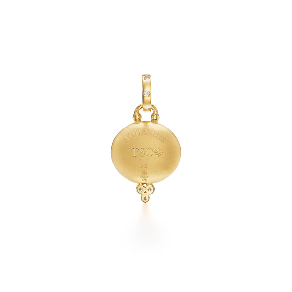 18K Aquarius Pendant