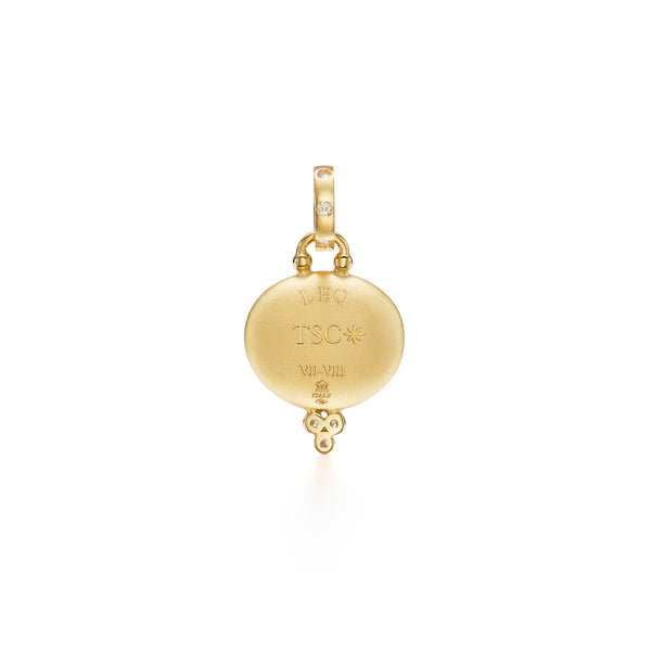 18K Leo Pendant