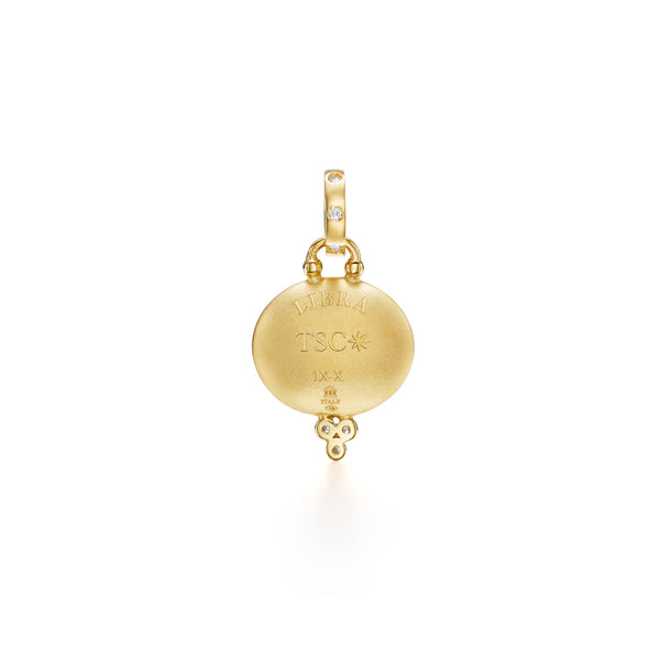 18K Libra Pendant
