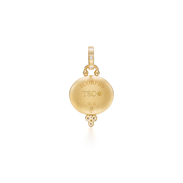 18K Scorpio Pendant