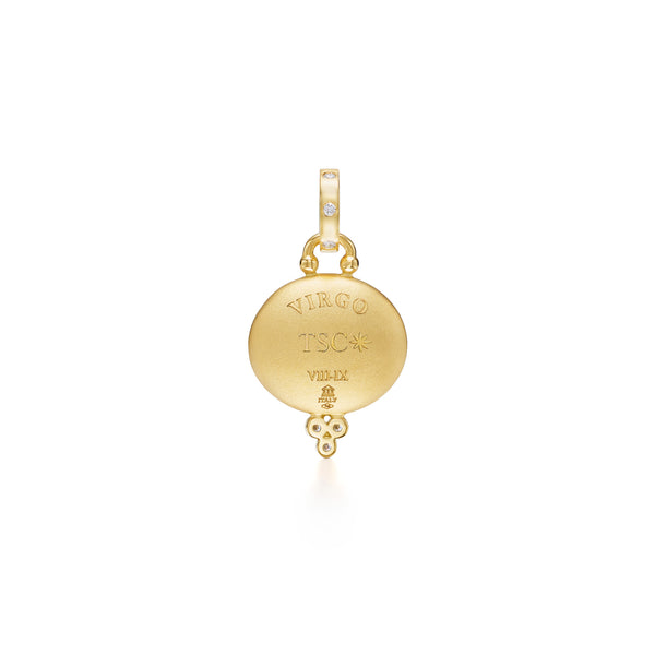18K Virgo Pendant