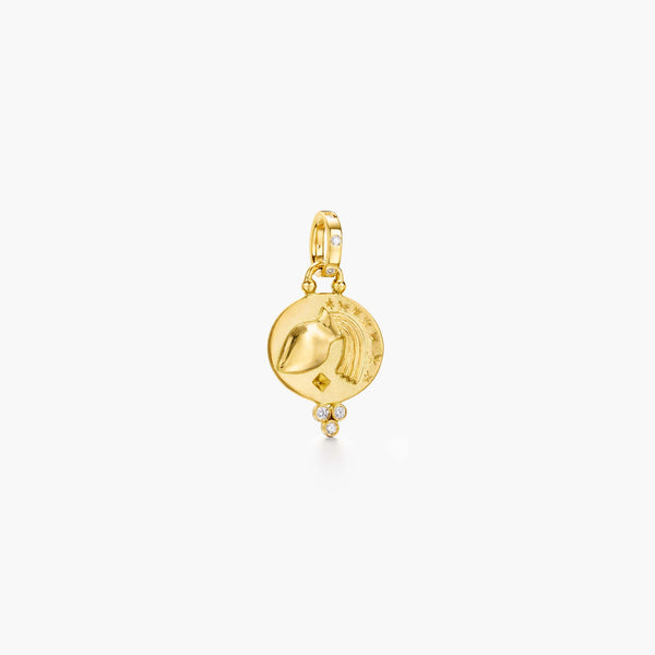 18K Aquarius Pendant
