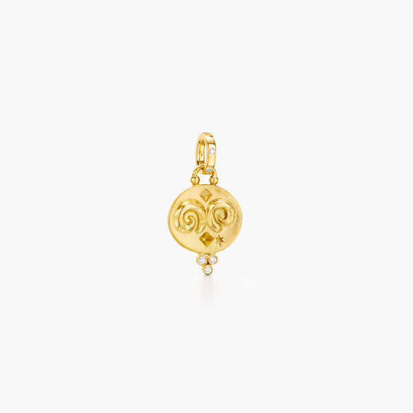 18K Aries Pendant