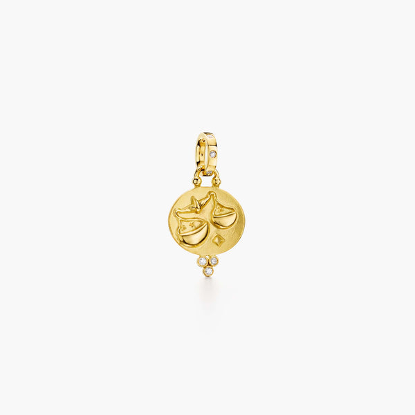 18K Libra Pendant
