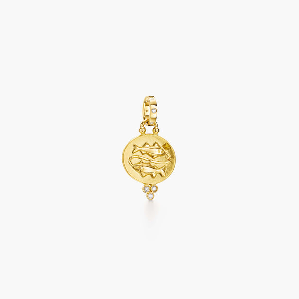 18K Pisces Pendant