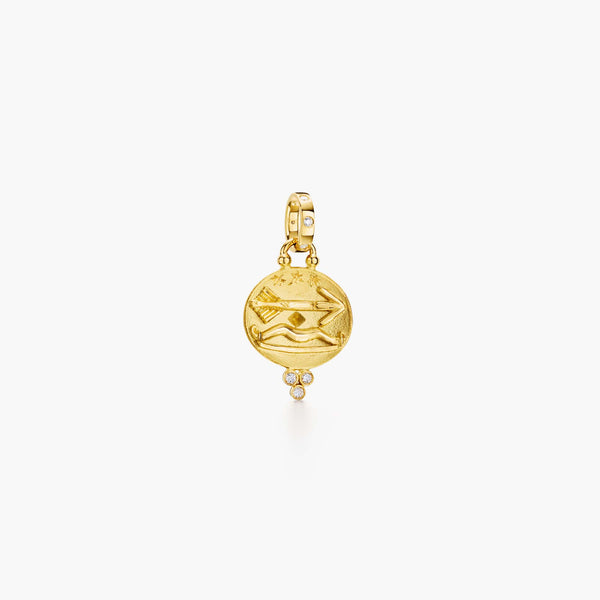 18K Sagittarius Pendant