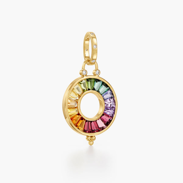 18K Color Wheel Pendant