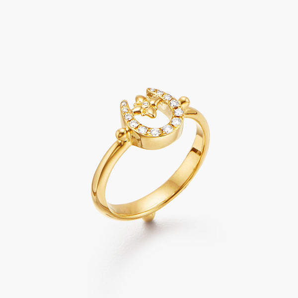 18K Horseshoe Ring