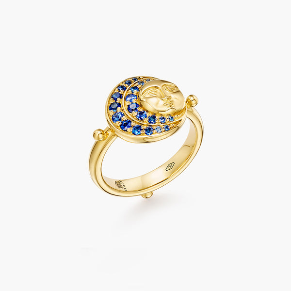 18K Lunar Eclipse Ring
