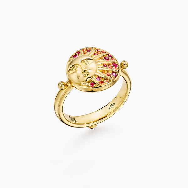 18K Solar Eclipse Ring