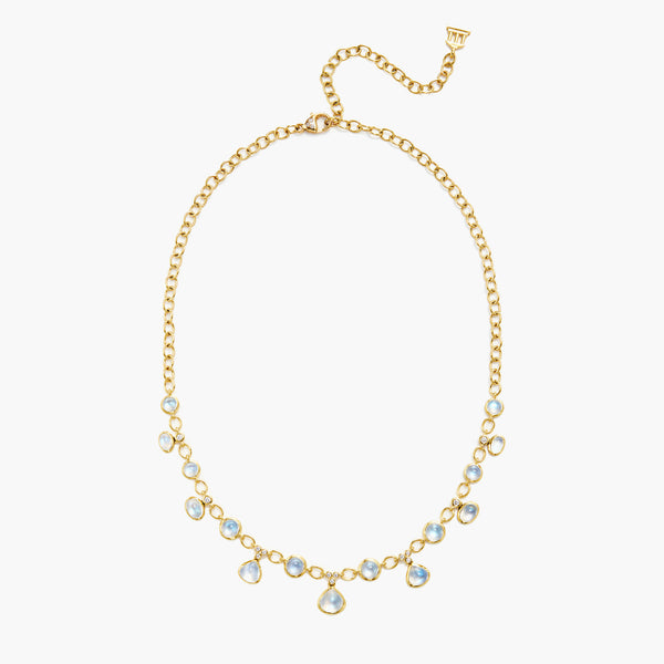 18K Blue Moon Theo Necklace