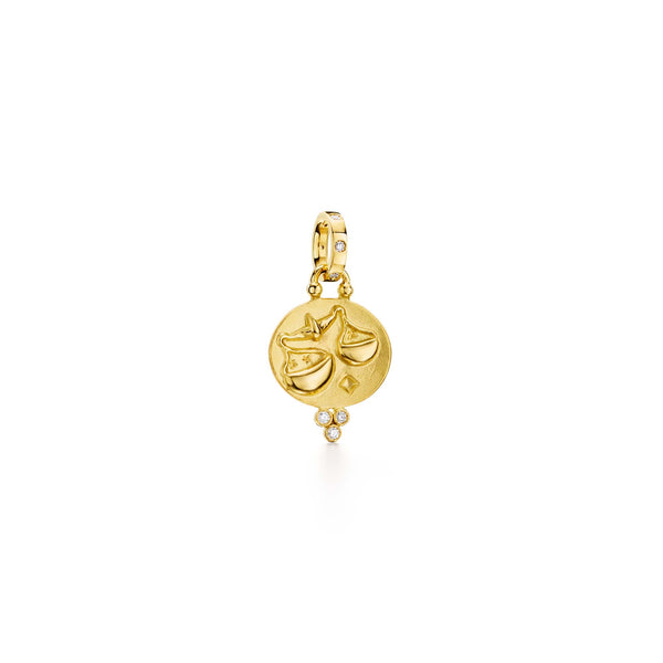 18K Libra Pendant