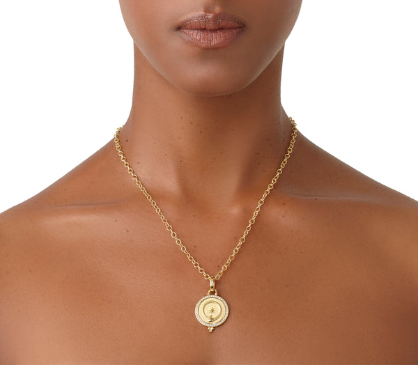 18K Diamond Terra Pendant
