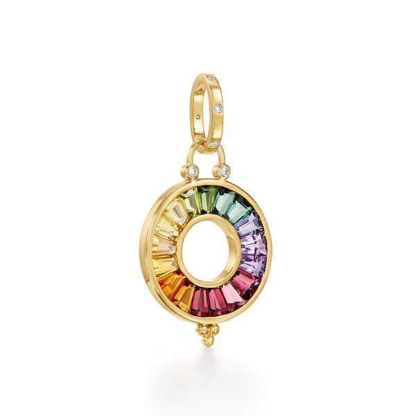 18K Color Wheel Pendant