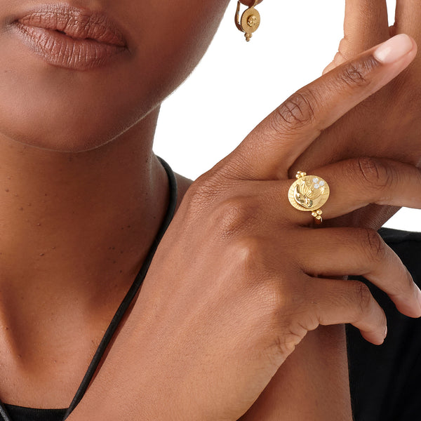 18K Luna Ring