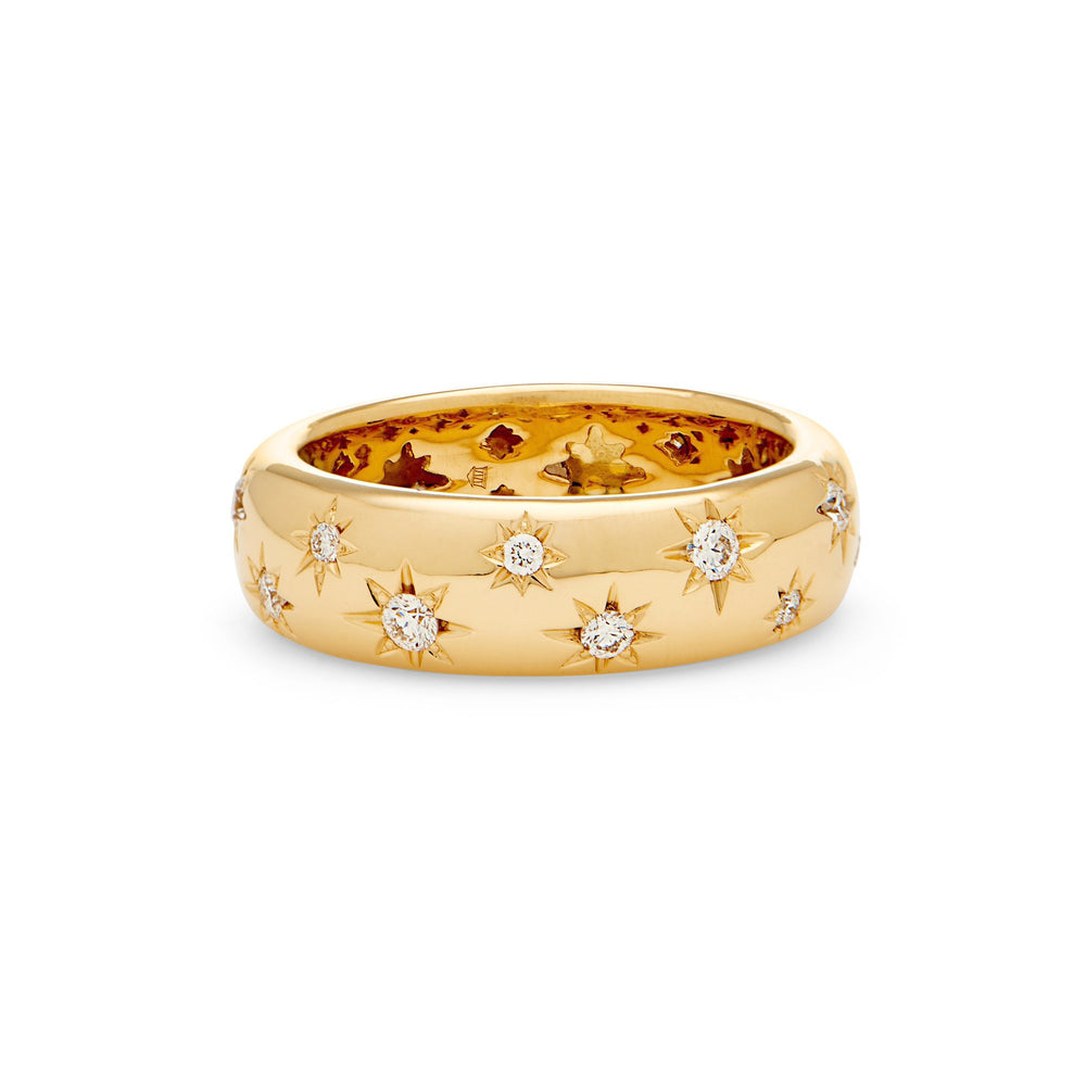 18K Diamond Cosmos Band