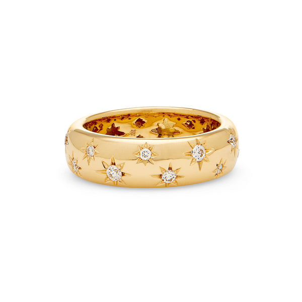18K Diamond Cosmos Band